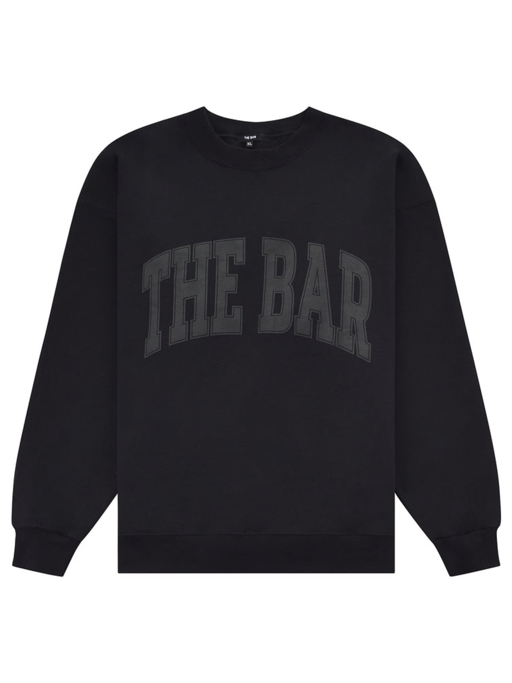THE BAR Black Crewneck Sweatshirt